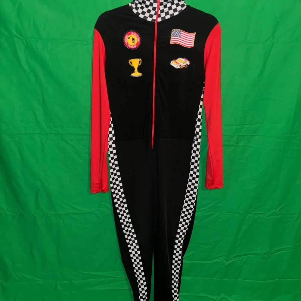 Women’s Racing One Piece - Black and Red - Picture 2 of 2
